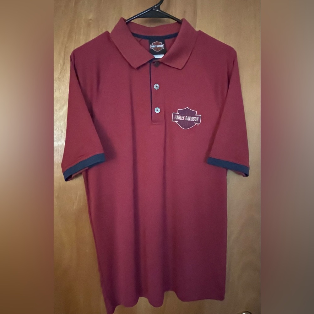 Harley Davidson men's polo shirt.